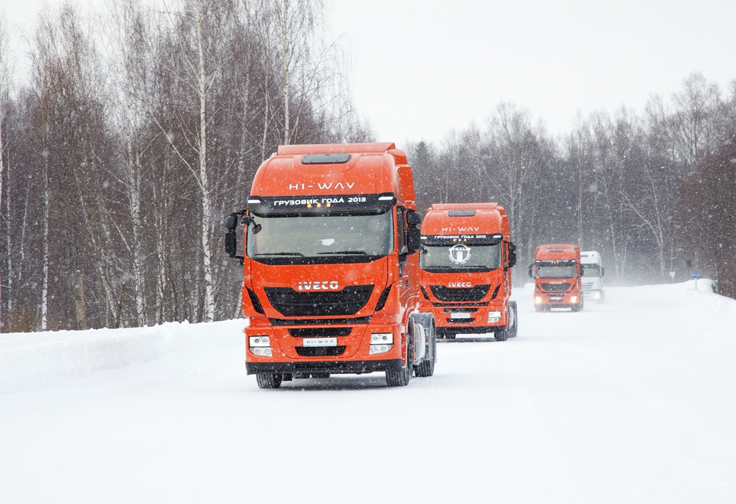 Новый Stralis Hi-Way 2013, ходовые испытания