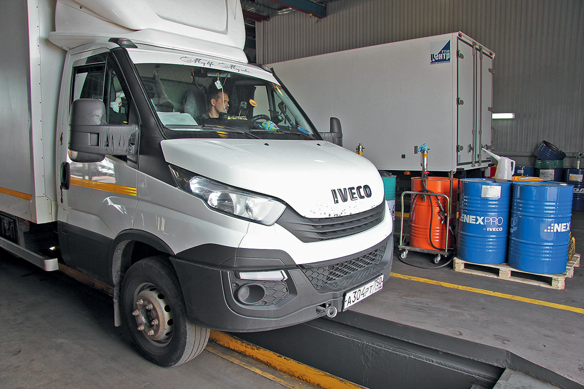 Iveco Daily прибыл на «Евро Сервис» по графику, без перепробега